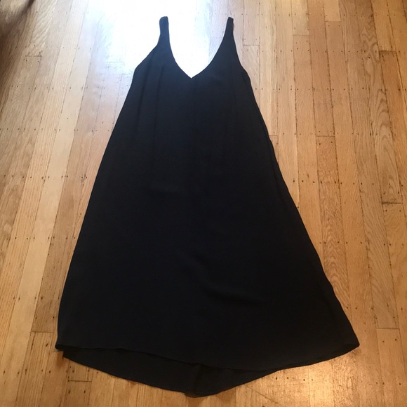 Reformation Black midi tank Dress, XS - Picture 2 of 8